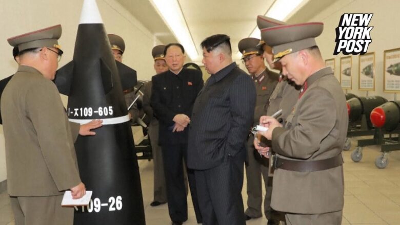 North Korea’s Kim Jong Un unveils new tactical nuclear warhead | New York Post