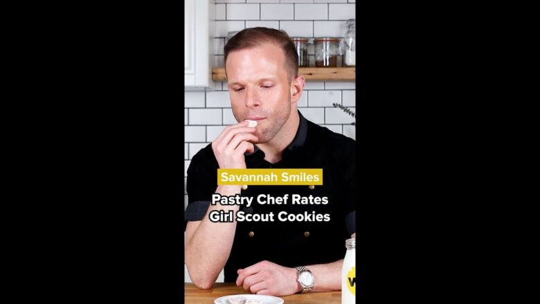 Pastry Chef Reviews Girl Scout Cookies Part 2 #shorts