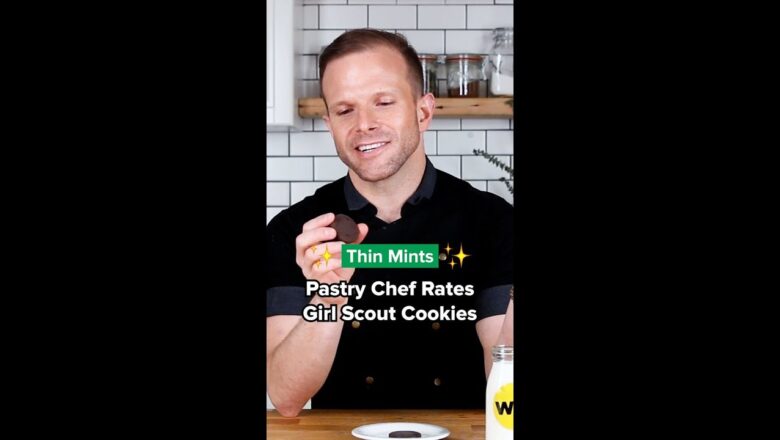 Pastry Chef Reviews Girl Scout Cookies #shorts