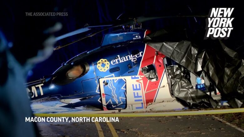 Patient, crew miraculously survive North Carolina medical helicopter crash | New York Post