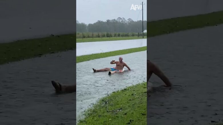 The Tide is High, But I’m Holding On!! ? ? #fail #funny #shorts #comedy #afv #funnykids