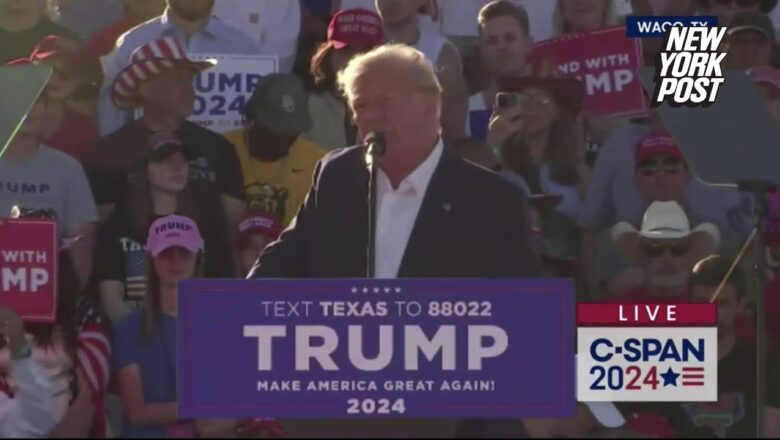 Trump Texas rally falls quiet after he mocks Ron DeSantis | New York Post