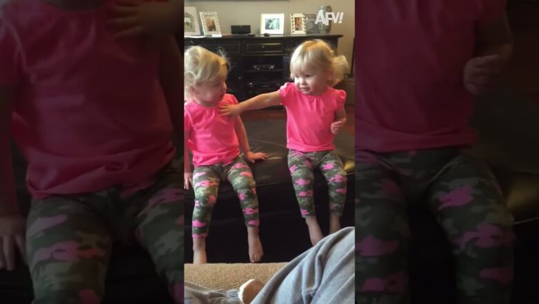 DOUBLE TROUBLE! The ABCD Face-Off Is Here ?‍♀️?  #fail #funny #shorts #comedy #afv #funnykids