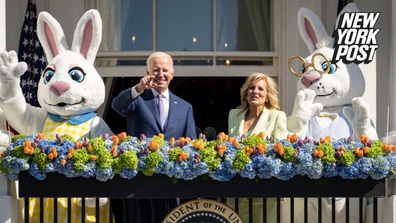 Even Stephen Colbert pokes fun at Biden over bizarre Easter Egg Roll gaffe | New York Post