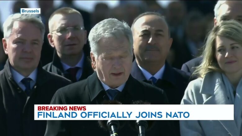 Finland officially joins NATO | Watch the ceremony