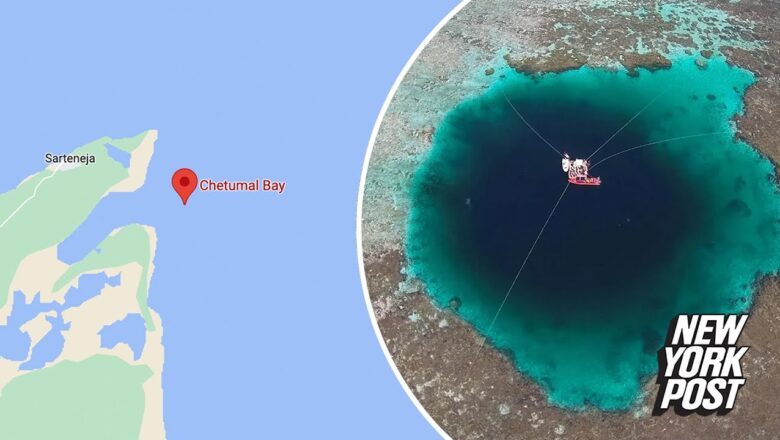 Massive blue hole discovered off coast of Mexico: Window into new lifeforms? | New York Post