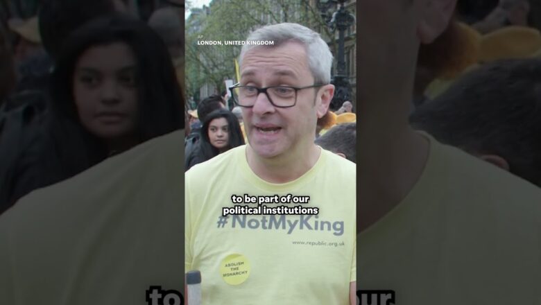 Anti-monarchy protesters arrested outside coronation of King Charles III #Shorts