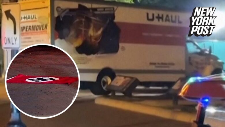 Driver with Nazi flag charged with threat to kill or harm prez, VP or family member in DC crash