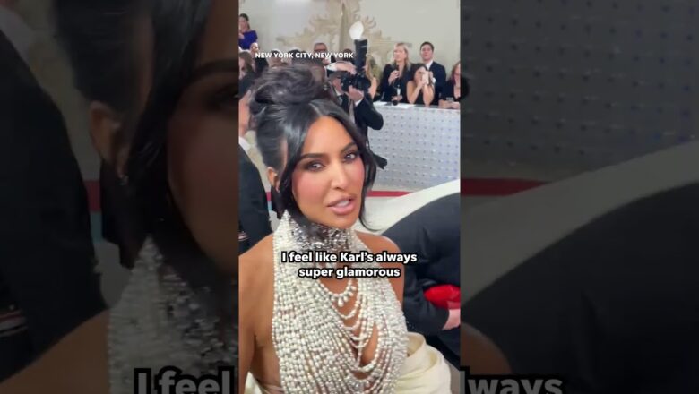 Kim Kardashian explains her 2023 Met Gala look #Shorts