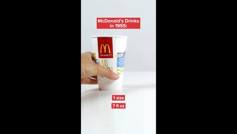 McDonald’s: 1955 Vs. Now #shorts