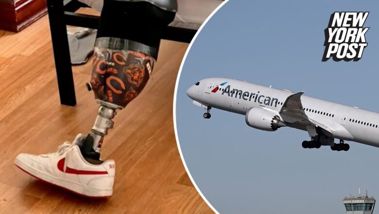 Missouri man says American Airlines lost his $26K prosthetic leg and won’t reimburse | New York Post