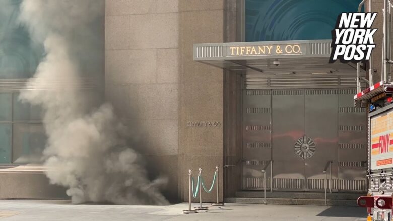 Fire breaks out beneath iconic Tiffany’s building in NYC