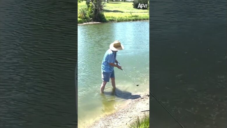 Here’s the new invention: water golf! #shorts