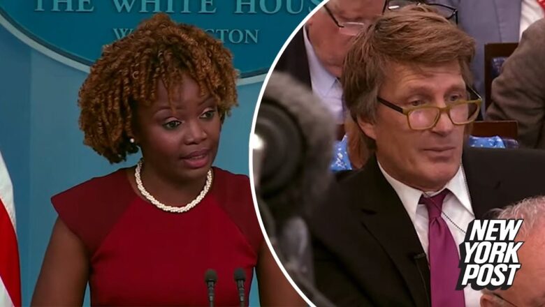 Karine Jean-Pierre ripped for scolding reporter over trans kids question