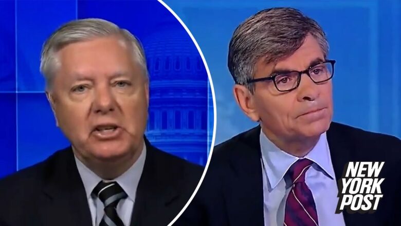 Lindsey Graham barks at ABC News’ George Stephanopoulos during testy interview on Trump indictment