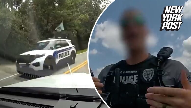 Orlando police officer arrested after speeding through traffic, swerving around car in bodycam video