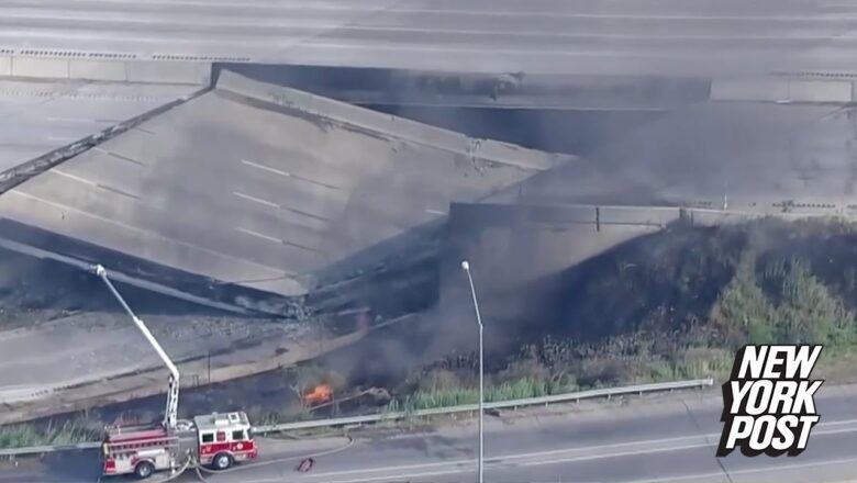 Philadelphia I-95 overpass collapses after tanker bursts into flames | New York Post