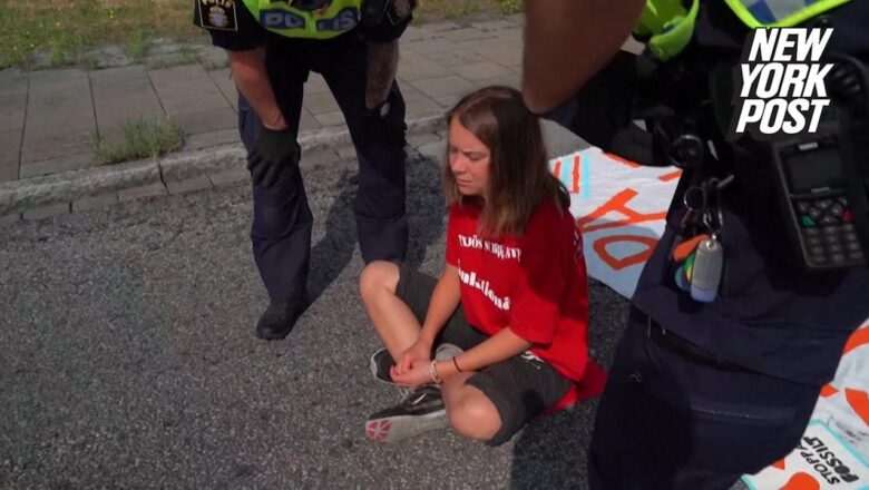 Greta Thunberg charged with disobedience for blocking oil tankers for six days