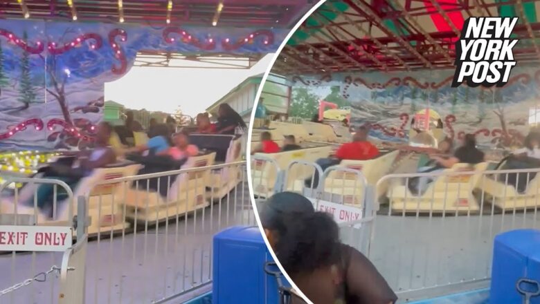 Malfunction at amusement park causes ride to spin out of control for 10 minutes | New York Post