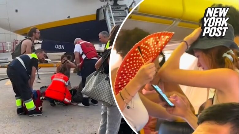 Ryanair passengers faint on 100-degree plane from hell stranded on tarmac: video