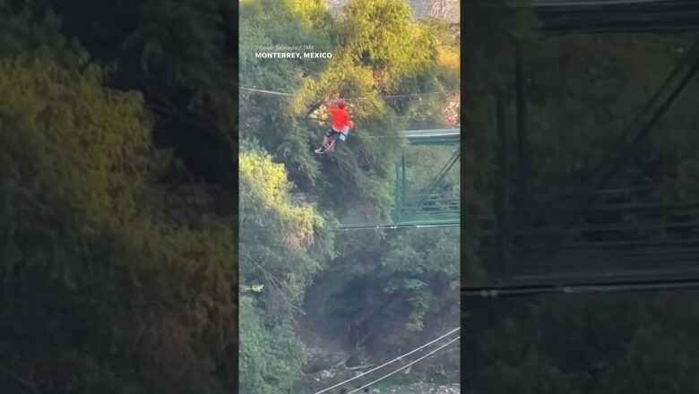 Terrifying video shows 6-year-old boy falling from zipline #Shorts