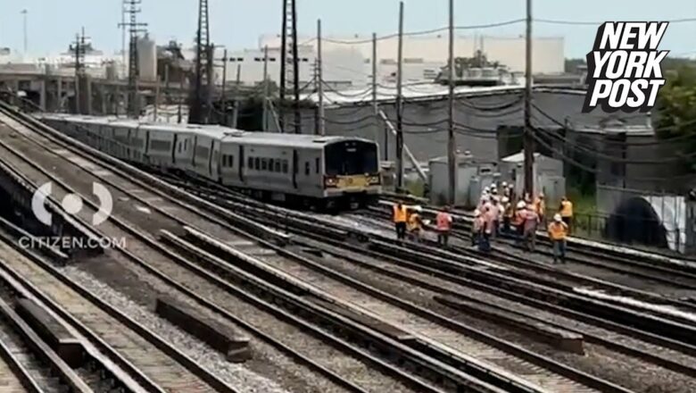 At least 13 people hurt in LIRR train derailment in NYC: officials