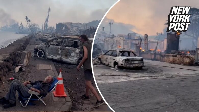 Chilling footage shows aftermath of Maui wildfires: “Everything’s burnt to a crisp”