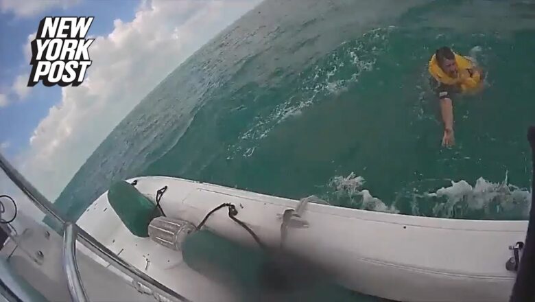 Dramatic video captures Florida man’s rescue after plane crashes into Gulf of Mexico