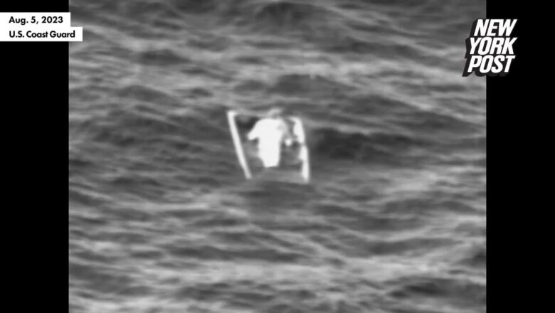 Florida man saved by Coast Guard from partially submerged boat after 24-hour search & rescue effort