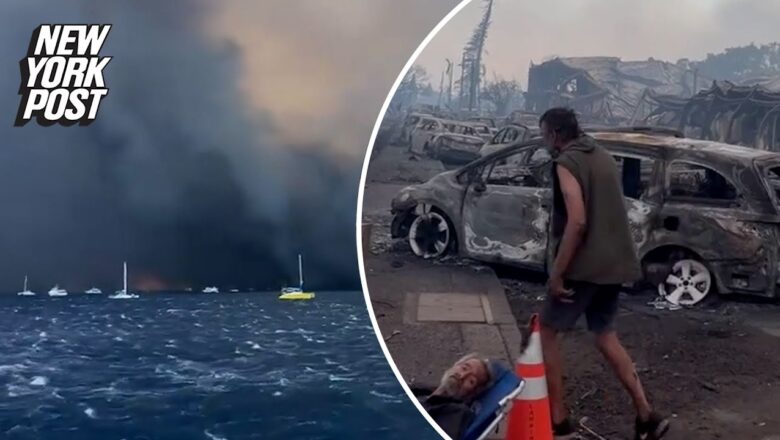 Hawaii turns into ‘hell,’ residents forced in water when heat from flames ‘began burning their skin’