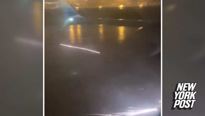 Passengers flip out on Alaska Airlines flight as sparks fly during rough landing