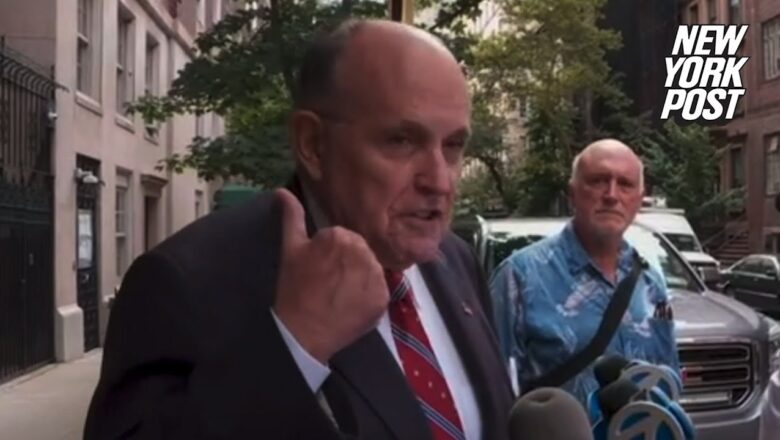 Rudy Giuliani delivers seething rant en route to surrender in GA election case: ‘Gonna come for you’