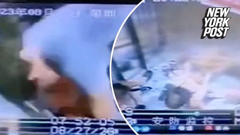 Sudden elevator plunge sends passengers flying, injures 3: shocking video