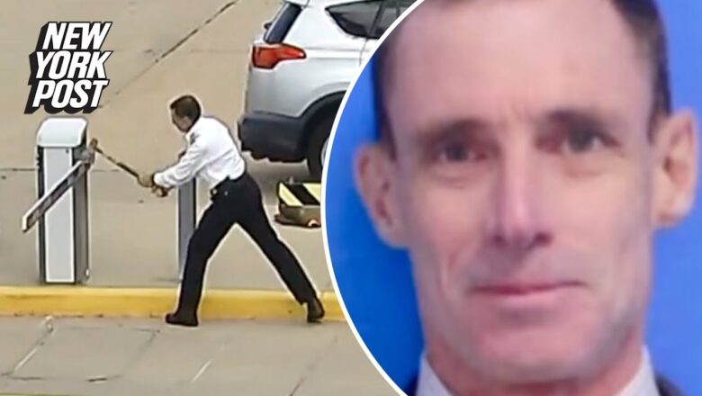 Unhinged United Airlines pilot attacks parking gate with ax: ‘Just hit his breaking point’