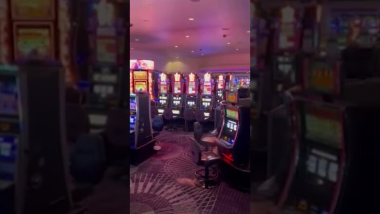 Water streams out of Las Vegas casino ceiling, ‘cash out!’ #Shorts