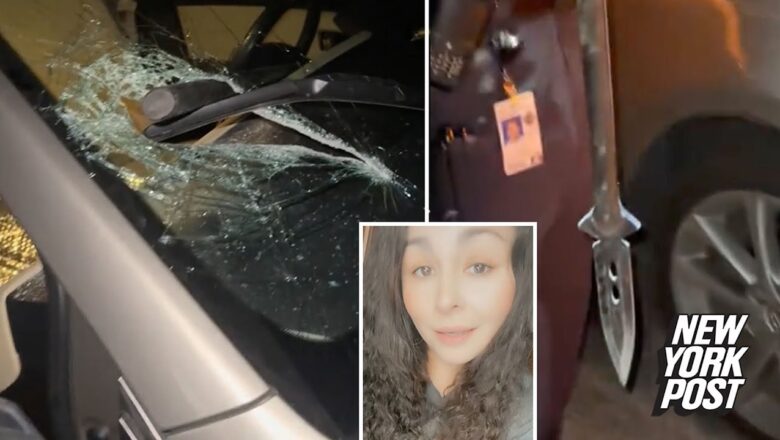 Woman nearly killed when spear smashes through windshield as she drove on Texas highway
