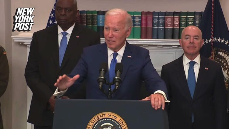 Biden claims home ‘almost collapsed’ from small kitchen fire while discussing Maui wildfire crisis