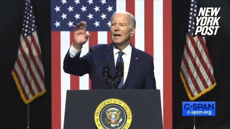 Biden snaps at climate heckler during Arizona speech honoring John McCain: ‘Shush up’