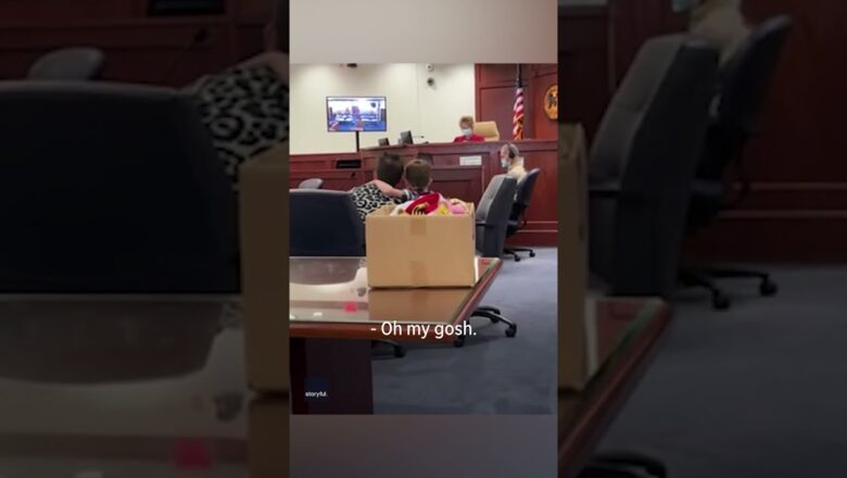 Boy tells adoption court how much he adores new mom | Humankind #shorts #goodnews