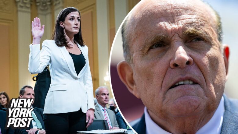 Cassidy Hutchinson claims Rudy Giuliani, then 76, groped her at ‘Stop the Steal’ rally on Jan. 6