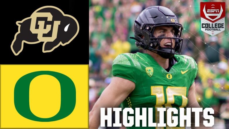 Colorado Buffaloes vs. Oregon Ducks | Full Game Highlights