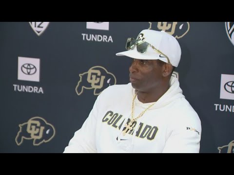 Deion Sanders full press conference after Colorado’s 45-42 upset win over No. 17 TCU