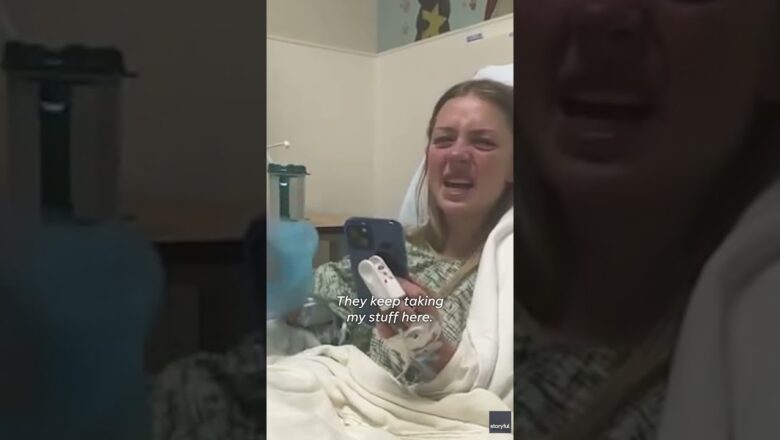 Girl cries over missing hairnet after surgery, ‘they took my hat!’  #Shorts