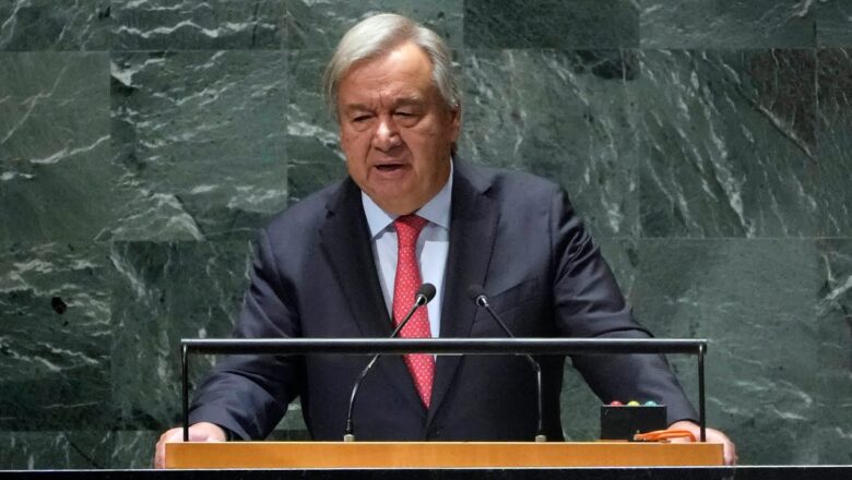 Guterres issues dire warning at United Nations General Assembly | ‘The world is becoming unhinged’