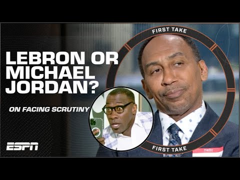 ? LAUGHABLE! ? Stephen A. RIPS Shannon Sharpe’s LeBron vs. Michael thoughts! | First Take