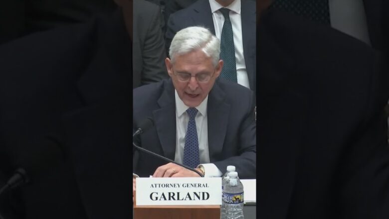 Merrick Garland tells Congress ‘I am not the president’s lawyer’ #Shorts