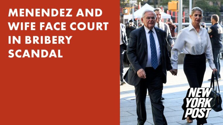 NJ Sen. Bob Menendez’s wife totes Chanel purse to NYC court as couple pleads not guilty