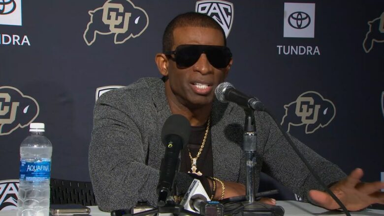 Postgame Interview: Deion Sanders on Colorado’s first loss and Dan Lanning’s comments