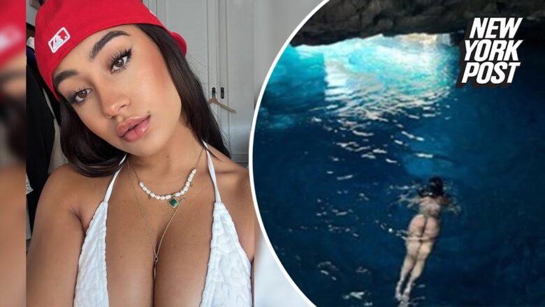 Social media star shamed for swimming in deadly cove: ‘Influencers will end up going extinct’