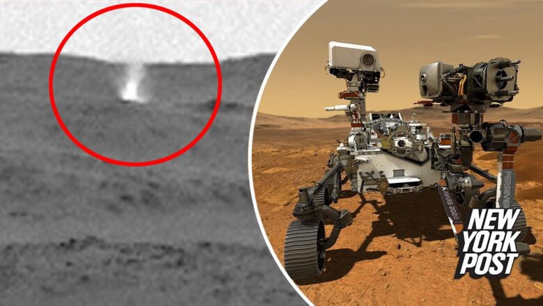 Alien-like ‘devil’ spotted creeping across Mars